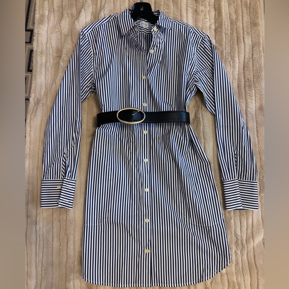 Striped Button-Up Kule Dress
